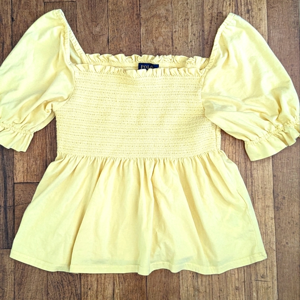 Ralph Lauren Girls Smock Top